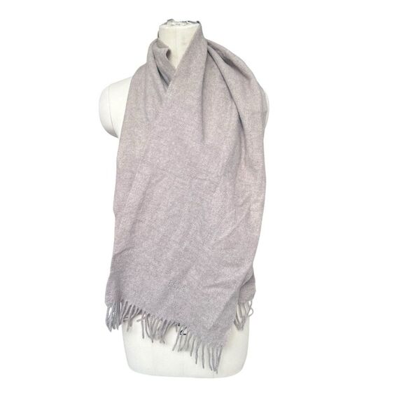 Hugo Boss Cashmere scarf beige - Picture 4 of 5